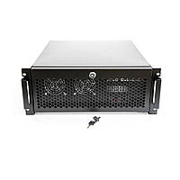 Корпус серверный Rackmount 19" 4U CSV 4U-K EATX 4*FAN80мм USB2.0 ключ чёрный новый