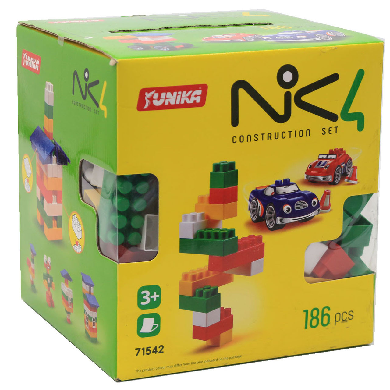 Конструктор Юніка «Нік4» великі деталі - 186 шт (71542), фото 1