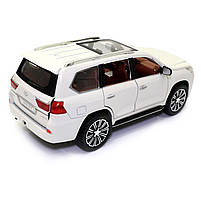 Машинка металева Lexus «AutoExpert» Лексус джип білий звук світло 19*7*9 см (GT-8288), фото 4