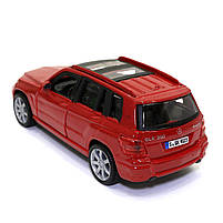 Машинка металева Mercedes-Benz GLK-Class «Bburago» Мерседес червоний джип 13*5*6 см (18-43016), фото 4