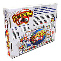 Настільна гра вікторина Географія Світу Ранок 32*23*5 см (12120141У), фото 6