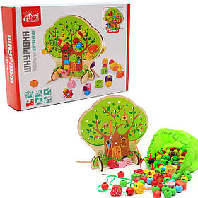 Гра шнурівка Fun Game для самих маленьких Дерево (46395)
