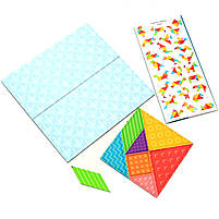 Настільна гра магнітна Умняшка «Танграм», від 6 років (+1487), фото 3