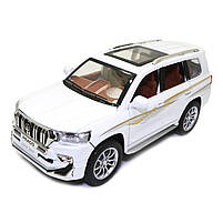 Машинка металева Toyota Prado «AutoExpert» Тойота Прадо джип білий звук світло 21*9*10 см (GT-9147), фото 2