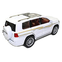 Машинка металева Toyota Prado «AutoExpert» Тойота Прадо джип білий звук світло 21*9*10 см (GT-9147), фото 4