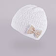 Демісезонна шапка для дівчинки TuTu арт. 3-002529(52-56), фото 3