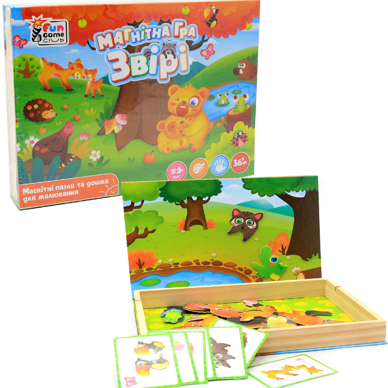 Настільна магнітна гра Fun Game «звірі» (Звірі) 82690