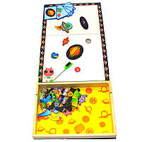 Настільна магнітна гра Fun Game «Космічні прибульці» 68 елем. 27*20*4 см (18094), фото 4