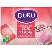 Твердое мыло Duru Fresh Sensations Цветочное Облако 4 х 150 г (8690506494582) - Вища Якість та Гарантія!