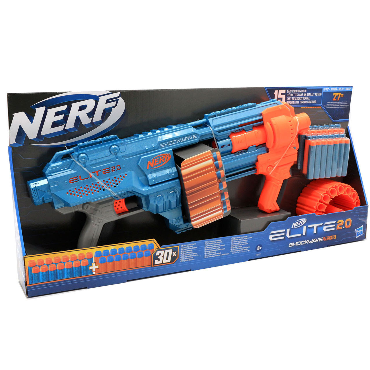 Зброя іграшкове Hasbro Nerf бластер Elite 2.0 Шоквейв (E9527), фото 1