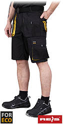 Шорти робочі чорні REIS Польща FORECO-TS BY