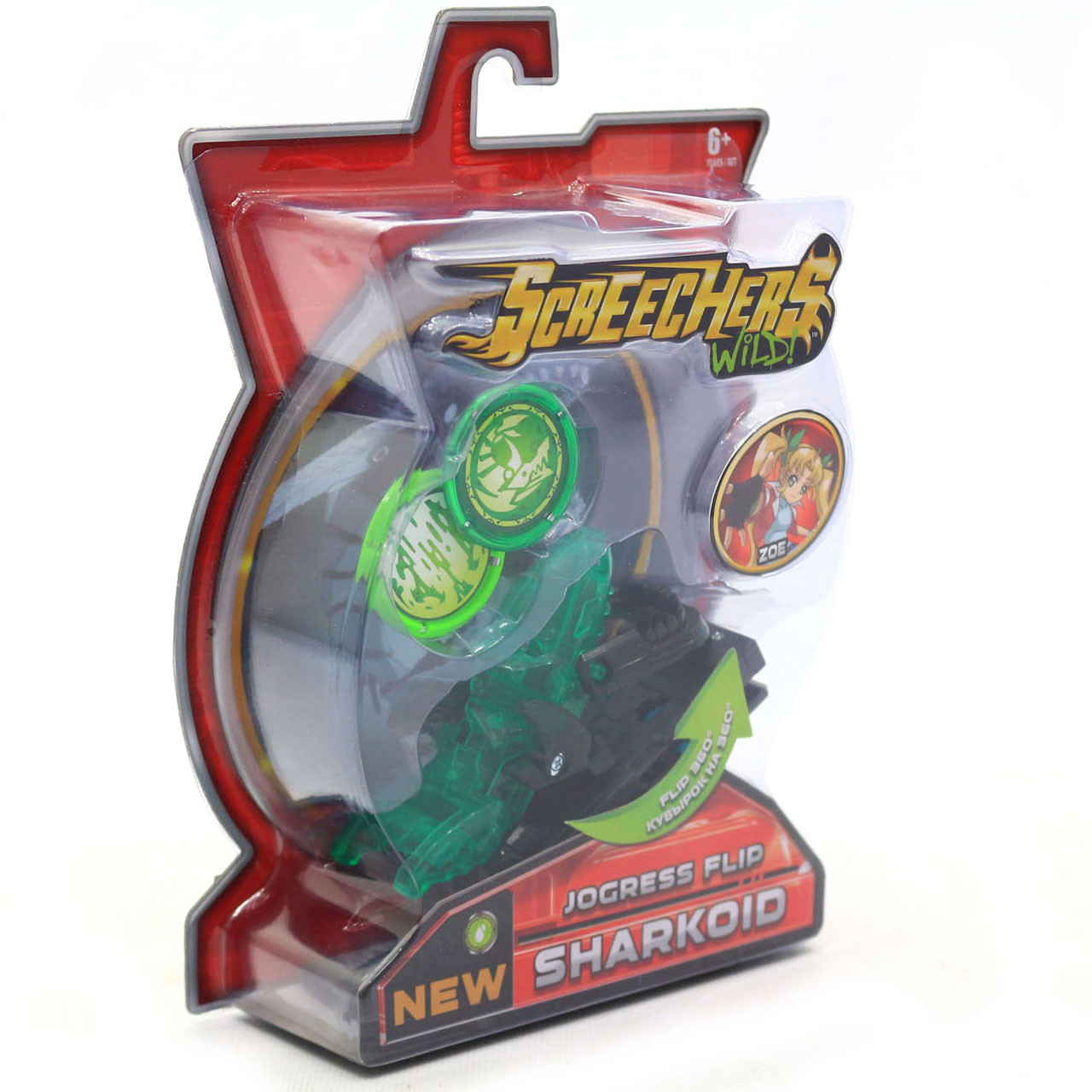 Машинка-трансформер Screechers Wild Дикі Скрічери S2 L1 Шаркоід (EU684204), фото 1