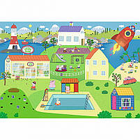 Пазли дитячі з відкриваються віконцями Trefl - Свинка Пеппа, 58х40 см, 36 деталей (14274), фото 2