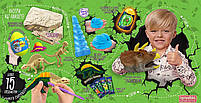 Ігровий набір Danko Toys Dino WOW Box яйце динозавра з аксесуарами 30х20х20 см, російська (DSB-01-01), фото 3