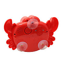 Музична іграшка для ванни «Бульки Краб» Веселе купання від 18 міс 23 * 15 * 8 см (18642), фото 3