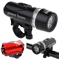 Велосипедна фара з габаритом