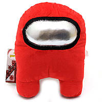 Мягкая игрушка «Космонавт Among Us» Амонг Ас, красный, 15х12х23 см (00006-03)