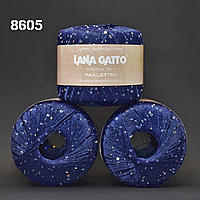 Lana Gatto Paillettes 8605 Синий (пайетки голография)