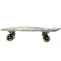 Пенні борд (скейт) з безшумними світяться колесами, ручка, 60х16 см (Лев) 32040, фото 4