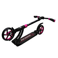 Самокат двоколісний BEST SCOOTER амортизатор, колеса PU, 200 мм, рожевий, до 100 кг (48659), фото 3