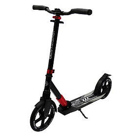 Самокат двоколісний BEST SCOOTER амортизатор, колеса PU, 230 мм, червоний, до 100 кг (36956)