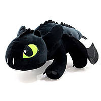 Мягкая игрушка Ночная Фурия «Как приручить дракона», Дракоша KinderToys, 45*15*15 см, (00688-8)