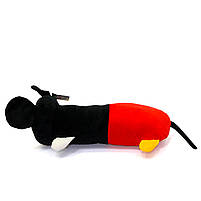 М'яка іграшка подушка Міккі Маус «Долгопузік Мишка» Kinder Toys, червоно-чорний, 55*20*35 см, (00276-86), фото 3