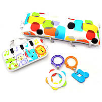 М'яка подушка для гри на животику Fisher-Price Піаніно (GJD27), фото 6