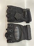 Тактичні рукавиці без пальців, фото 3