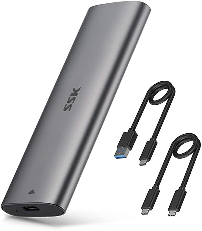 Кишеня для SSD M.2 NVMe Enclosure SSK SHE-C327 Type-C USB 3.1 OEM