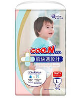 Трусики-подгузники Goo.N Plus L (9-14кг) унисекс 44 шт