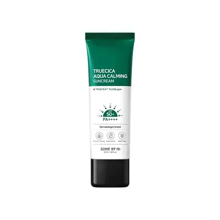 Заспокійливий сонцезахисний крем Some By Mi Truecica Aqua Calming Sun Cream SPF 50+ PA++, 50 мл, фото 1