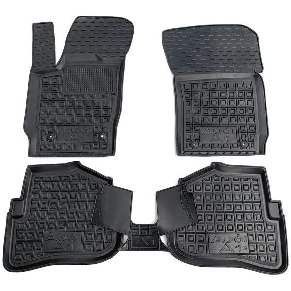 Резинові килимки в салон Audi A1 2010-2018, фото 1