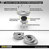 Верхні опори алюмінієві DYNAMIC+ (трек) зі зміщенням (-1,5град) MQB, фото 4