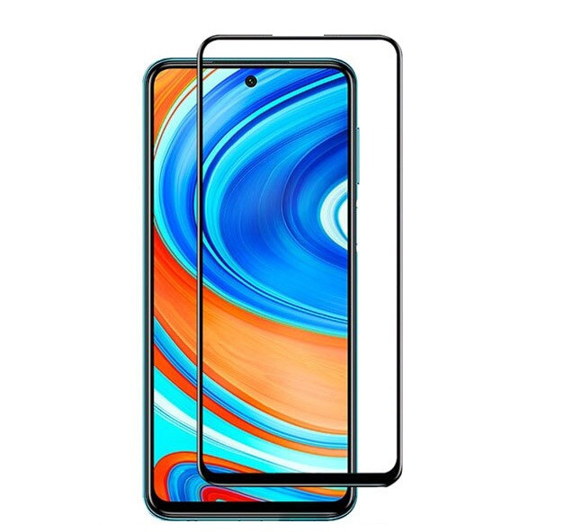 Захисне скло Mocolo для Xiaomi Redmi Note 9 Full Glue 5D Black (0.33 мм)