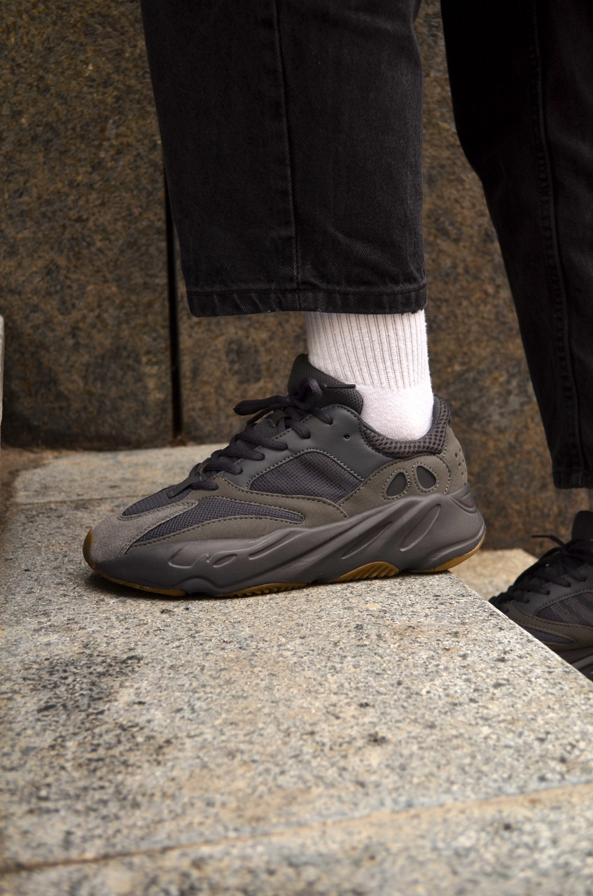 Кросівки чоловічі чорні Adidas Yeezy Boost 700 Wave Runner (00688)