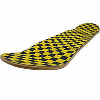 Наждак для скейту Black Diamond Checker Black/Yellow 9'' x 33'', фото 3