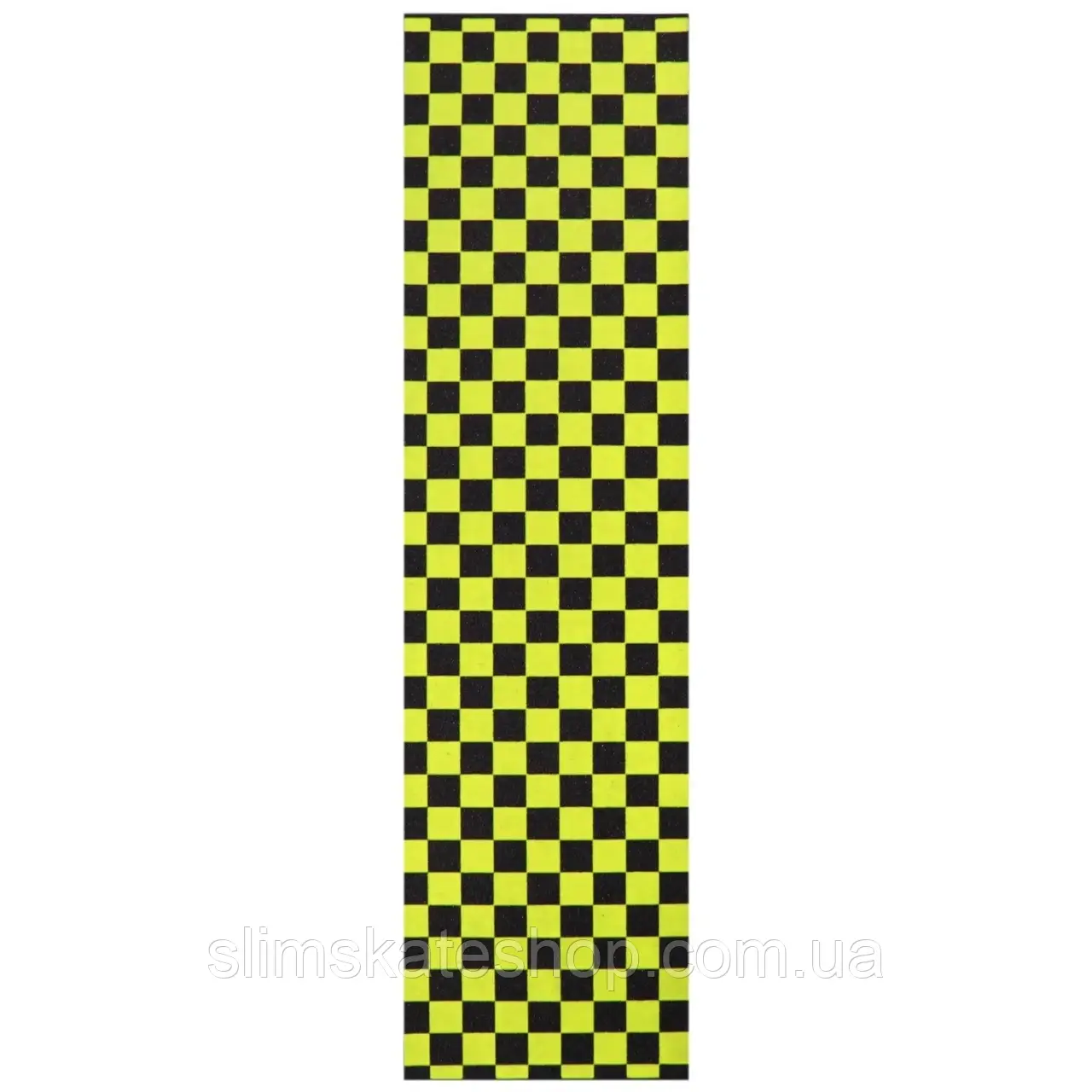 Наждак для скейту Black Diamond Checker Black/Yellow 9'' x 33''