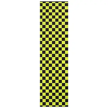 Наждак для скейту Black Diamond Checker Black/Yellow 9'' x 33''
