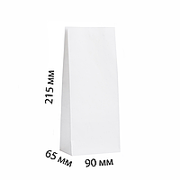 Паперовий пакет з дном 90х65х215 (80 г/м²), білий