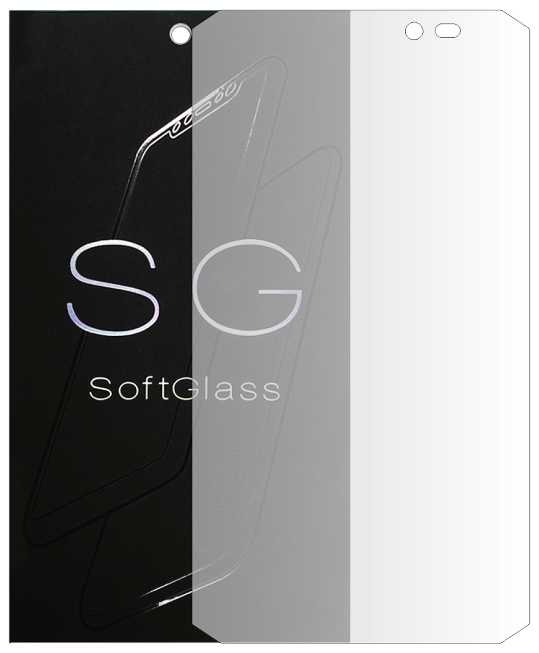 Бронеплівка Sigma mobile X-treme PQ39 MAX на екран поліуретанова SoftGlass