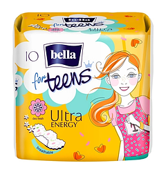 Прокладка "Bella for Teens" Ultra Energy 4 каплі 10 шт. 1/36