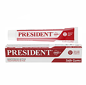 Зубна паста PRESIDENT ACTIVE SAFE GUMS захист ясен 75 мл