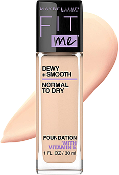 Зволожуюча тональна основа Maybelline New York Fit Me Dewy + Smooth Foundation 115 Ivory 30 мл