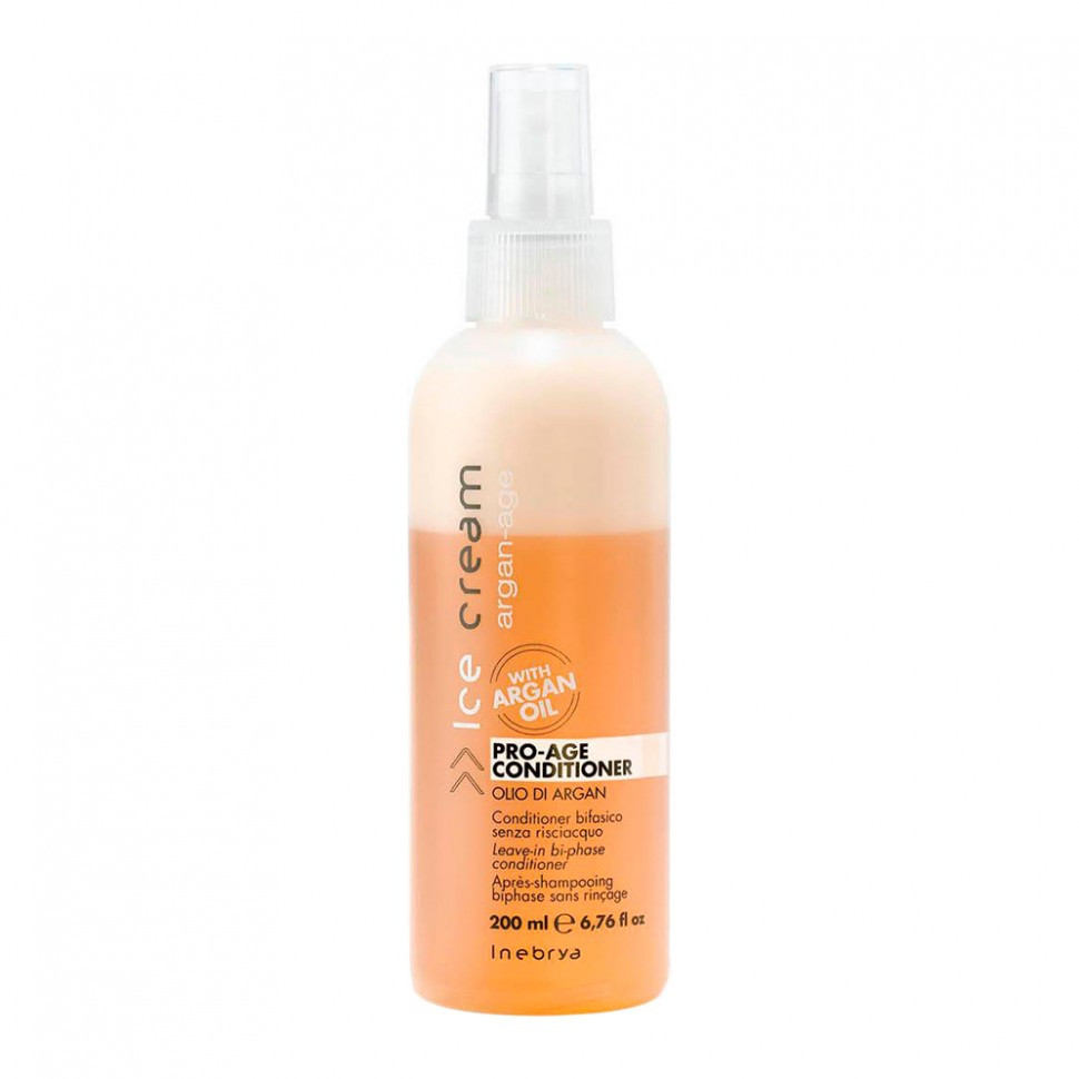 Спрей-кондиціонер Inebrya Ice Cream Pro-Age 2-Phase Conditioner Argan Oil 200 мл