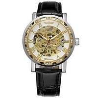 Часы наручные Winner 8012C Diamonds Automatic Black-Silver-Gold-White