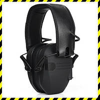 Навушники активні для стрільби, для військових Perfect Shooter Black