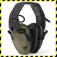 Навушники активні для стрільби тактичні Tactical Force Slim Olive (ПРЕДОПЛАТА)