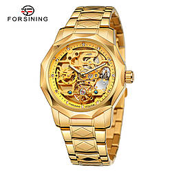 Годинник наручний Forsining 8240 Gold