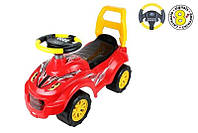 Машинка-толокар Technok Toys Красная, руль с сигналами 6665